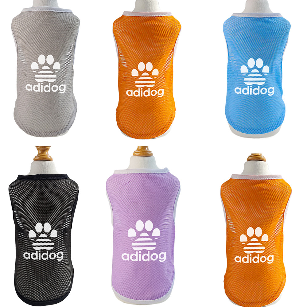 Mèo / Chó Lưới Thoáng Khí Tank Top S-2XL Thời Trang Xuân Hè Quần Áo In Hình Thú Cưng