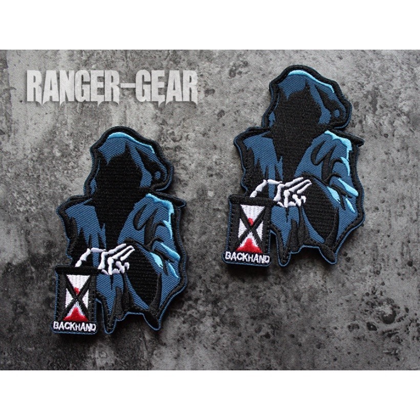 Patch_miếng dán velcro vải tử thần_tactical