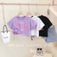 set áo crotop kèm quần đùi jean cao cấp cho bé gái size đại 10-37kg, áo kèm quần short jean