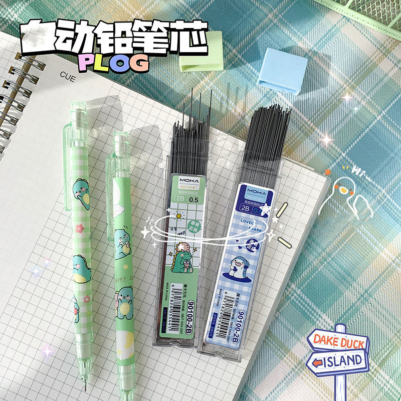 100 Chiếc Chì Bút Chì Tự Động - Đổ Lại Bút Chì Màu Đen 0.5 Mm - Dành Cho Tranh, Làm Thẻ, Viết Thêu Sò- Dung Tích Cao, Tự Động, Không Thể Phá Vỡ, Lõi Thay Thế Bút Chì