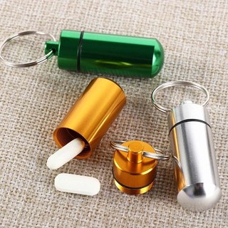 SENRTY Chai thuốc ngoài trời Kho lưu trữ Hợp kim nhôm Móc khóa Chai thuốc