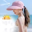 Mũ đuôi ngựa rỗng ESSENCEH, Mũ chống nắng mùa hè dành cho nữ có thể tháo rời chống tia cực tím, vành rộng có thể gập lại Mũ đi biển