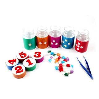 Góc mẫu giáo Nhỏ Lớp trung bình Chất liệu Khu vực Little Doctor Trò chơi toán học Đồ họa Màu sắc phù hợp Trò chơi phân loại