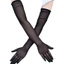 IAPPORTUNIA Găng Tay Dài & Găng Tay, Găng Tay Trong Suốt Liền Mạch Chống Nắng, Lưới Co Giãn Halloween 55cm Găng Tay Mỏng Mùa Hè Nữ