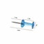 ZENZON 100 Chiếc Bảng Tacks Đẩy Chân, Thẻ Treo Tường Hình Ảnh Nút Chân Kẹp Ngón Tay Cái, Nhựa Đầy Màu Sắc Nút Chai Bảng Ngón Tay Cái Tacks Chân Cố Định