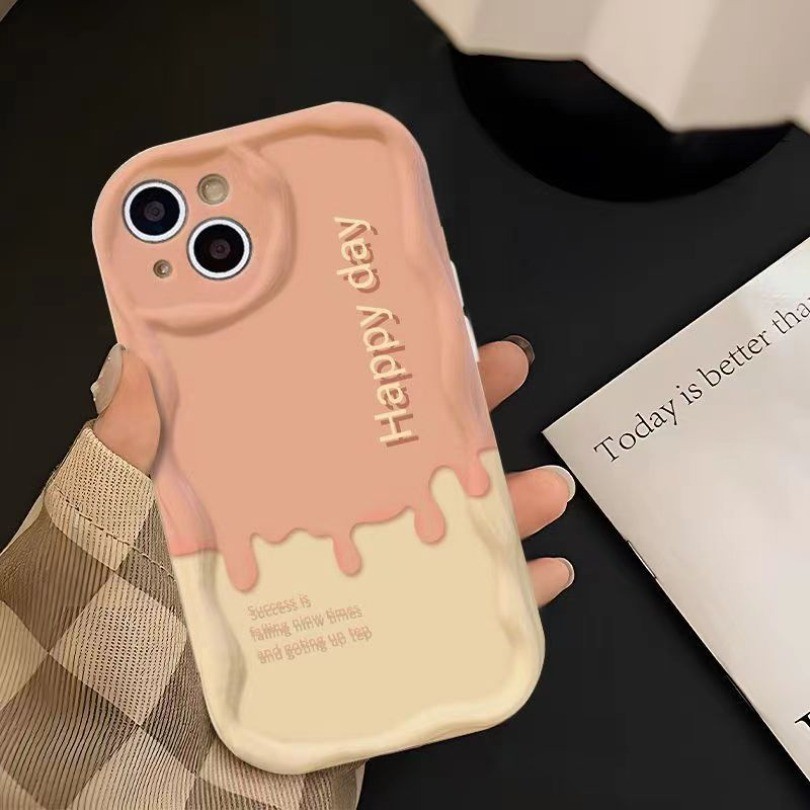Dành Cho Samsung Galaxy S24 S23 S22 Ultra S24 Plus S23 S21 S20 FE J7 Prime M34 M13 M32 M12 F12 F04 INS Gradient Kem Cao Cấp Latte Màu Cà Phê Ốp lưng Mềm