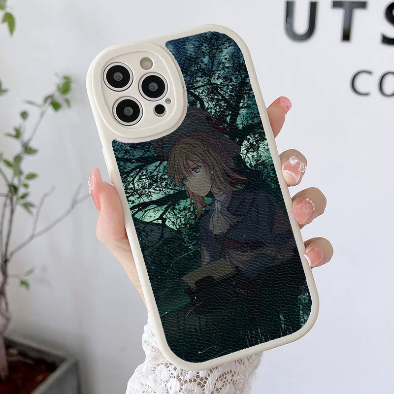 Ốp Điện Thoại TP-1 Violet Evergarden Cho iPhone 17,15 14 12 11 13 Pro Max Mini 7 8 Plus SE 2020 X XS XR Vỏ Da Cừu 0728