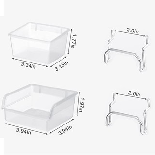 [Giao hàng từ Việt Nam] Thùng Pegboard LEAFYHOME, Móc Pegboard PP, Giá đỡ