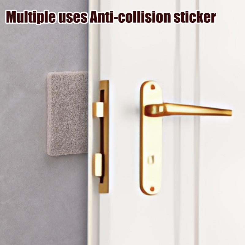 Nhãn dán chân bàn dày đa năng - Thảm lót chân nội thất nỉ tự dính - Chống trượt, Giảm tiếng ồn, Chống trầy xước - Dành cho bàn làm việc, ghế, tủ - Miếng lót đáy nội thất