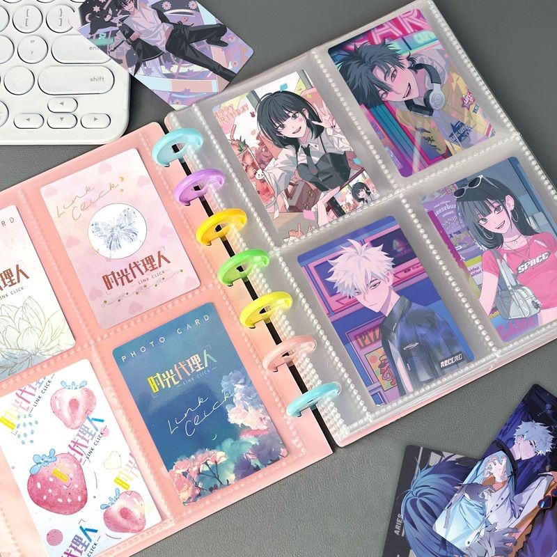 Link Click Anime Laser LOMO Cards – 55 thẻ mỗi hộp – Có Charles, Lucas và Qiao Ling – Hộp ngẫu nhiên thẻ sưu tập