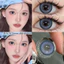 （-0°-6.00°）🌈ZM 🌈/Set 2 Kính Áp Tròng Màu tím/đen/xám thời trang contact lens hợp lệ 6 tháng 17
