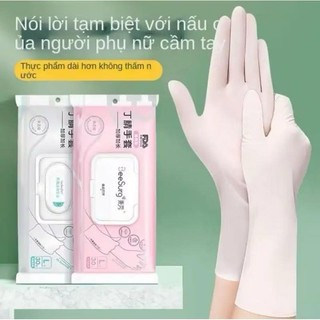 Hộp 30 găng tay làm bếp nấu ăn,găng tay cao su siêu dai vệ sinh nhà bếp