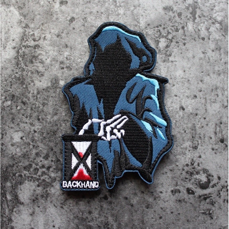 Patch_miếng dán velcro vải tử thần_tactical