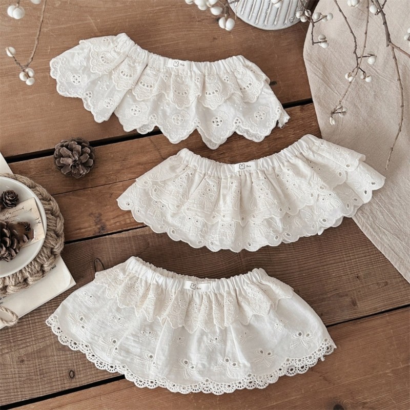 XGB Ren Thêu Váy Cotton Trang Phục Tập Đi Váy Tulle Sơ Sinh Váy Tulle