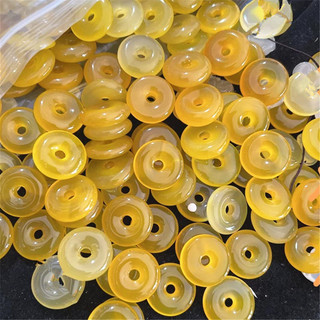 Mã Não Chalcedony Khóa An Toàn Đỏ Vàng Xanh Xanh Trắng Mặt Dây Chuyền Mặt Dây Chuyền Ngọc Tặng