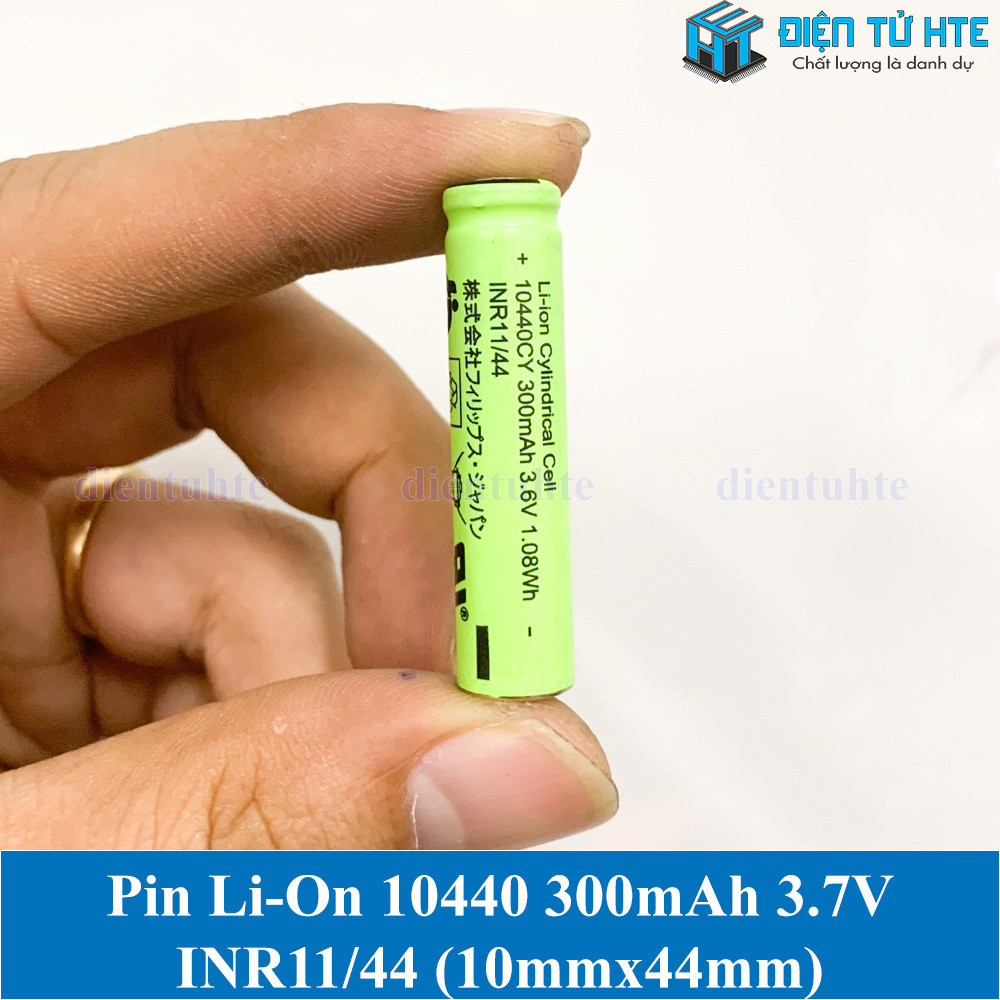 Pin Lithium Ion 10440 3.7V 300mAh (CN) Vỏ xanh lá | Shopee Việt Nam