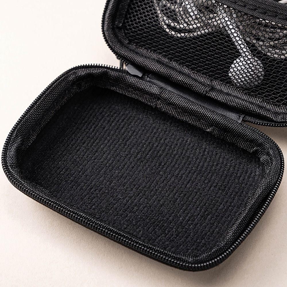 HYCEO 1 Cái Tai Nghe Dây Kéo, Tai Nghe Di Động / Điện Thoại / Cáp Sạc Túi Bảo Quản EVA, Phụ Kiện Kỹ Thuật Số Mini Cho Túi Airpod Túi Đựng