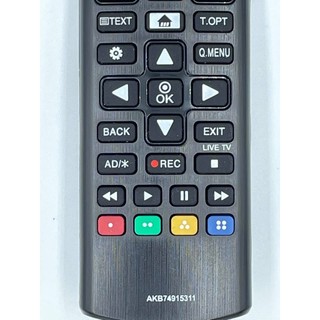Điều khiển từ xa LG TV RM-L1379 AKB tương thích74915311/ AKB75375609 Mô hình và nút lệnh tương tự sẽ hoạt động hoàn toàn.
