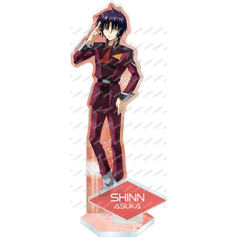 Sq2 Hot Mobile Suit Gundam SEED FREEDOM Chất liệu Acrylic Đăng ký Anime Hình Mô Hình Đồ Chơi Đứng Tấm Giá Đỡ