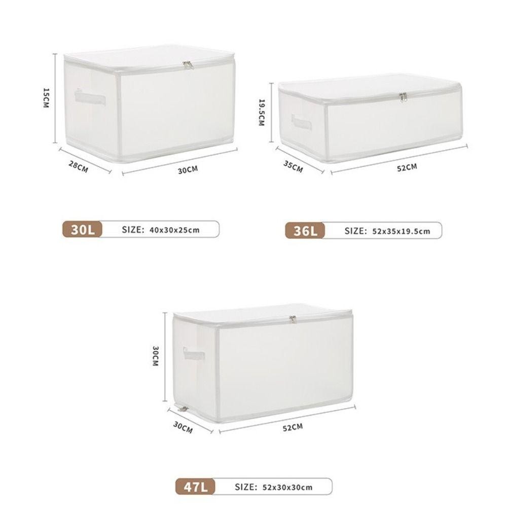 Túi lưu trữ quần áo CHEESELY, Hộp sắp xếp chống ẩm chống thấm nước, Hộp lưu trữ gấp dung tích lớn có thể giặt được chất lượng hộ gia đình