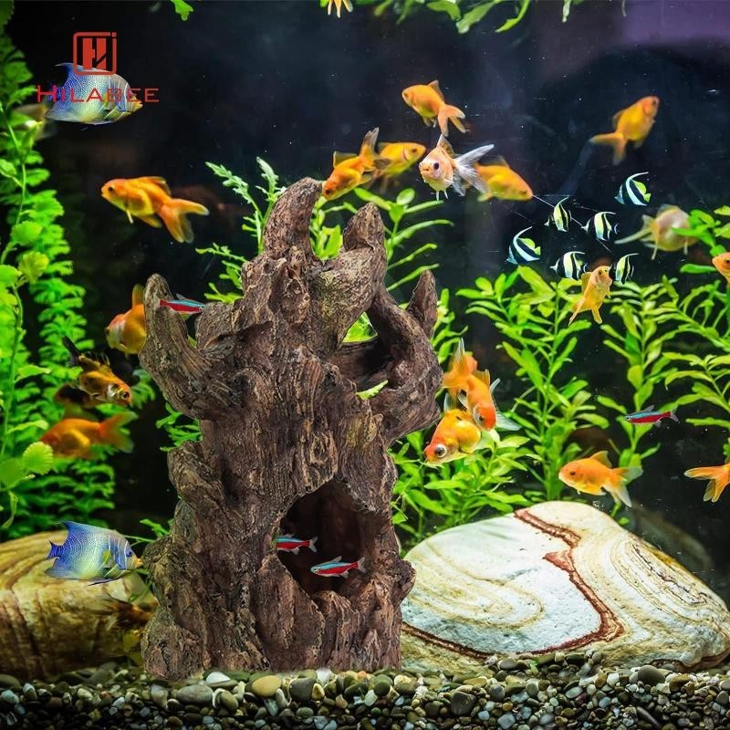 Thân cây rỗng trang trí bể mặt, cảnh quan trang trí bằng nhựa, | Shopee ...