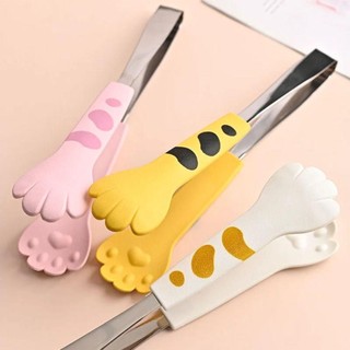 Kẹp ăn tại nhà, Kẹp nướng bánh Sandwich bằng thép không gỉ Kẹp thực phẩm, Tiện ích nhà bếp Hình mèo Lưỡi nướng
