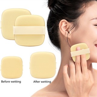 Set 3 Bông Mút Trang Điểm Hình VUÔNG Màu Vàng, Mút Tán Phấn, Tán Kem BB CC Mềm Mịn HaminStore