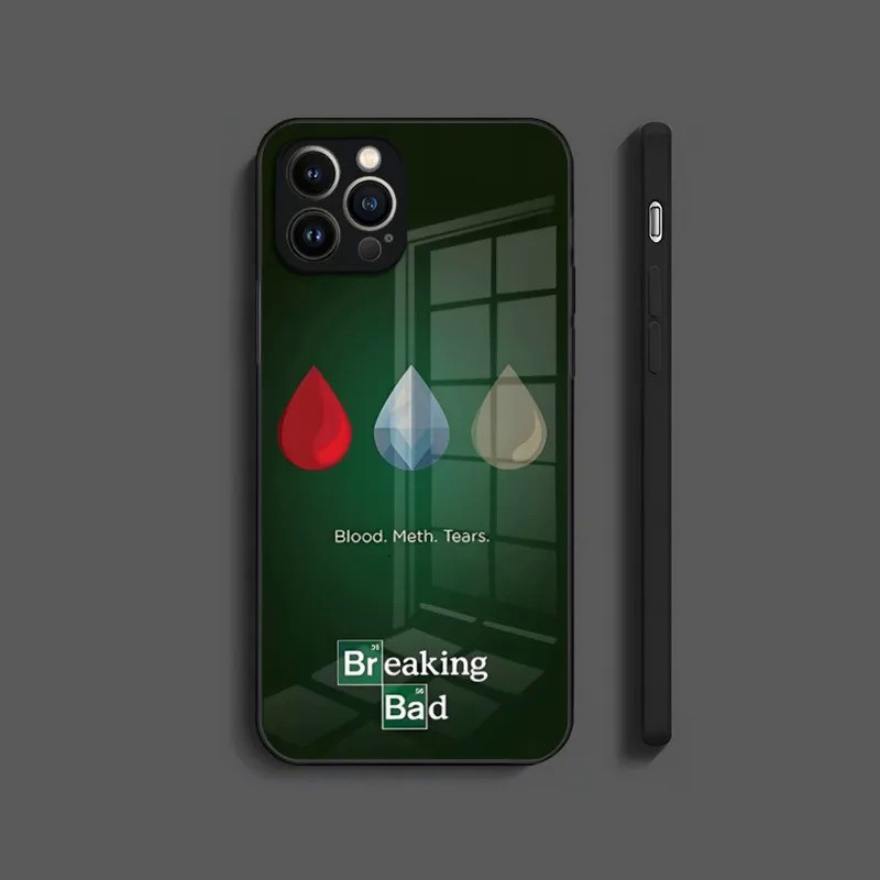 BK-1 Breaking Bad Walter Ốp Điện Thoại Kính Cường Lực Cho IPhone 17,15 14 13 Mini 12 Pro 11 14 Max X XR XS Max 8 7 6s Plus SE 2020 Ốp Lưng 0564