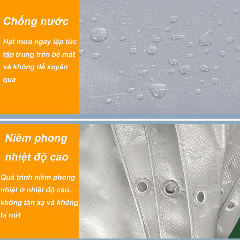 【Giá cực thấp】Bạt Che Nắng Che Mưa，Bạt che mưa，Bạt nhựa dày，Hiệu suất chống thấm nước và cách nhiệt cực cao