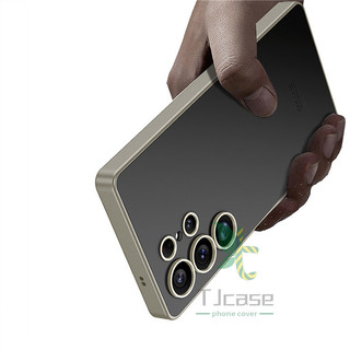 Ốp điện thoại mềm mờ mỏng AG cho Samsung Galaxy S25 S24 S23 Ultra Plus Vỏ chống cháy nổ mạ công nghệ