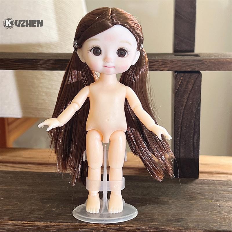 Kuzhen 1 Búp Bê 16cm Với Biểu Hiện Khác Nhau, Búp Bê BJD 1 / 8 Dễ Thương, 13 Khớp Di Chuyển Được Búp Bê Bé Gái Đồ Chơi HOT