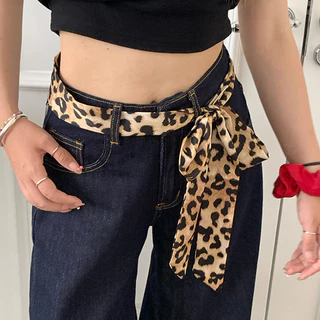Jushi Vintage Da Báo Thắt Lưng Nữ Gia Vị Bé Gái Thời Trang Ngày Lễ Phụ Nữ Quà Tặng Phụ Kiện