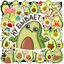 Combo 50 Sticker Trái Bơ Avocado chống nước sticker dán laptop, điện thoại, đàn guitar, mũ bảo hiểm, vali - GÌ CŨNG IN