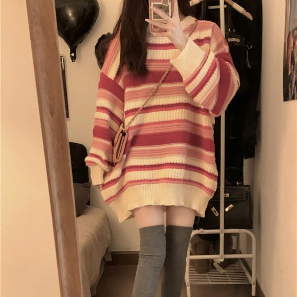 Áo len HAMEN Nữ basic form rộng, CHẤT vải dày len dệt kim, dáng rộng siêu cute chất cực đẹp giá sốc