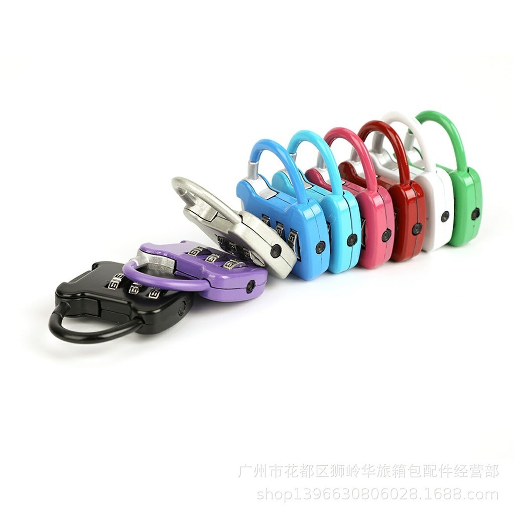 Ổ Khóa Số Mini Dùng Khóa Hành Lý, Balo, Túi Xách An Toàn