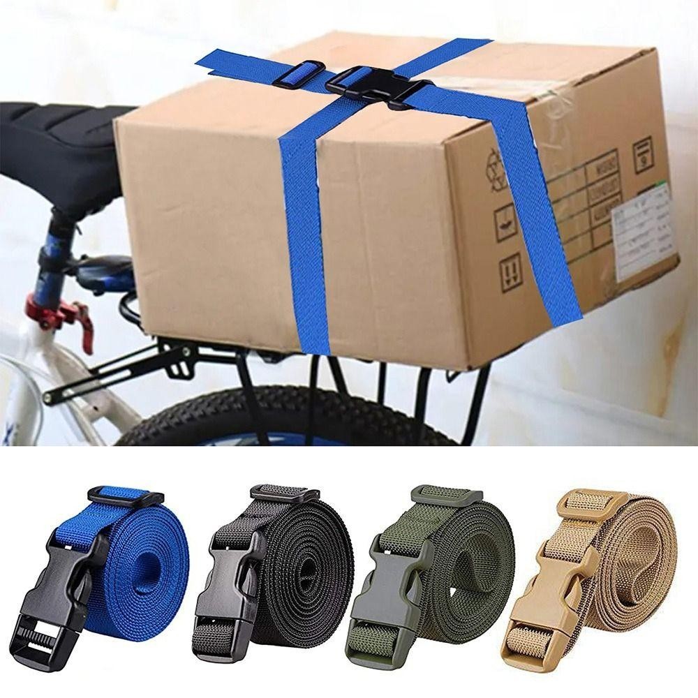 HOBBYIN Dây đeo hành lý HOBBYIN, Thắt lưng vali Dây đeo đóng gói hành lý có thể điều chỉnh, Phụ kiện vali du lịch Thắt lưng bảo vệ Dây đeo cố định Thắt lưng hành lý Nylon Moto ô tô