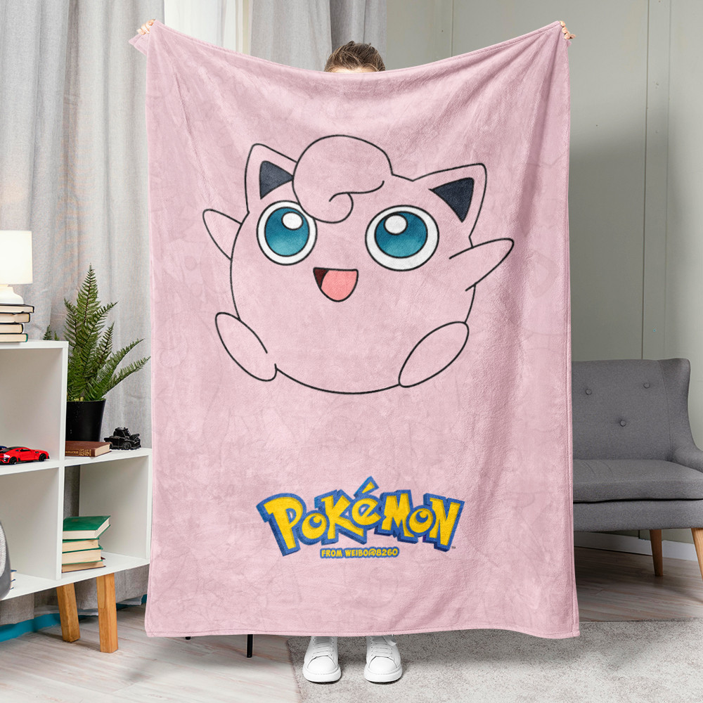 Hoạt Hình Dễ Thương Pokemon Pikachu Flannel Chăn Một Mặt In Flannel Chăn Squirtle & Bulbasaur & Charmander Chăn Món Quà Tốt Nhất Cho Người