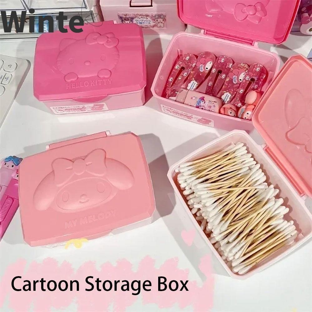 Cổ 1 Cái Hộp Bảo Quản Hoạt Hình, Hộp Trang Sức Quà Tặng Cotton Swab