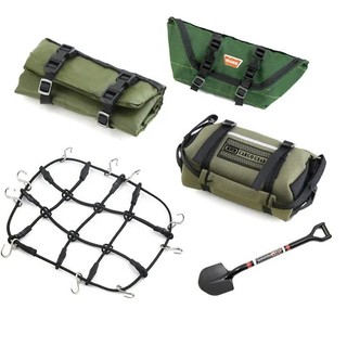 5 Chiếc Túi Bảo Quản Mái Túi Xách Túi Ngủ Hành Lý Lưới Xẻng Trang Trí Cho TRX4M Trục SCX24 1 / 18 1 / 24 RC Xe Bánh Xích