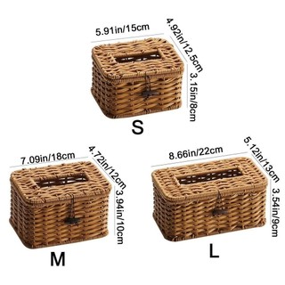 Hộp đựng khăn ăn SENRTY, Hộp đựng khăn giấy bằng nhựa hình chữ nhật, Bàn đựng thùng Carton phong cách cổ điển đơn giản thủ công