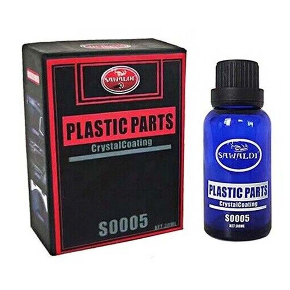Car Black Plastic Bumper Trim Rubber Restorer & Protects With Crystal Coating 30ml