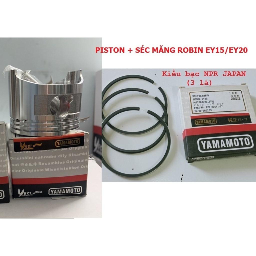 Robin EY15 Piston, Séc măng, Bình xăng con, IC, Tay dên, Ốp giật nổ ...