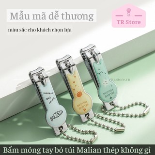 Bấm móng tay bỏ túi Malian thép không gỉ