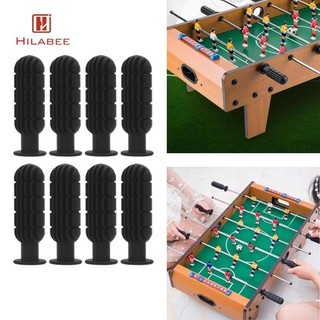 Hilabee 8 Chiếc Foosball Tay Cầm Màu Đen 5 / 8 inch Foosball Rods Bóng Đá Bàn Tay Cầm