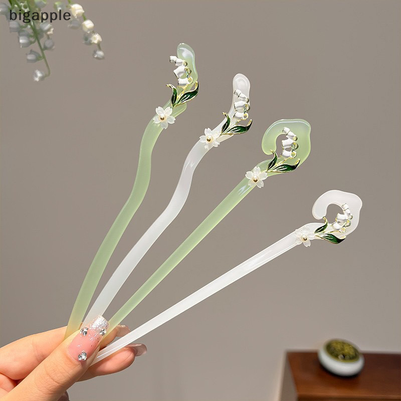 Bigapple Mới Trung Quốc Phong Cách Cổ Đại Siêu Bất Tử Lan Kẹp Tóc Mũ Đơn Giản Tóc Dính Chất Lượng Cao Nhẹ Nhàng RDG Phụ Kiện