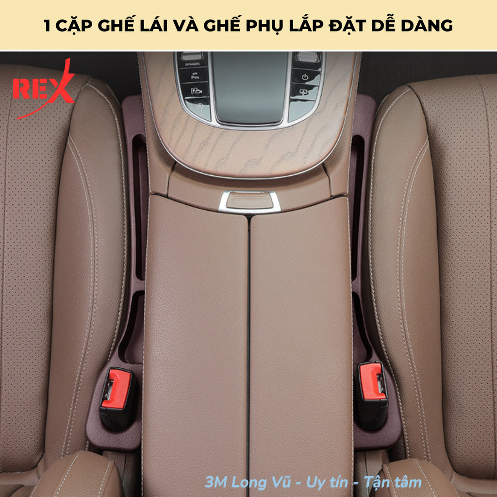 Chặn khe hở ghế ô tô REX R540 Chống rơi đồ, Lắp đặt nhanh chóng