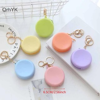 Nhà Máy Thời Trang Màu Kẹo Silicon Mini Tròn Đựng Đồng Xu Ốp Lưng Ví Đựng Tiền Xu Nữ Bé Gái Thời Trang Ví Đựng Tiền Xu Dây Kéo Ví Dành Cho Trẻ Em Nữ QrhYK