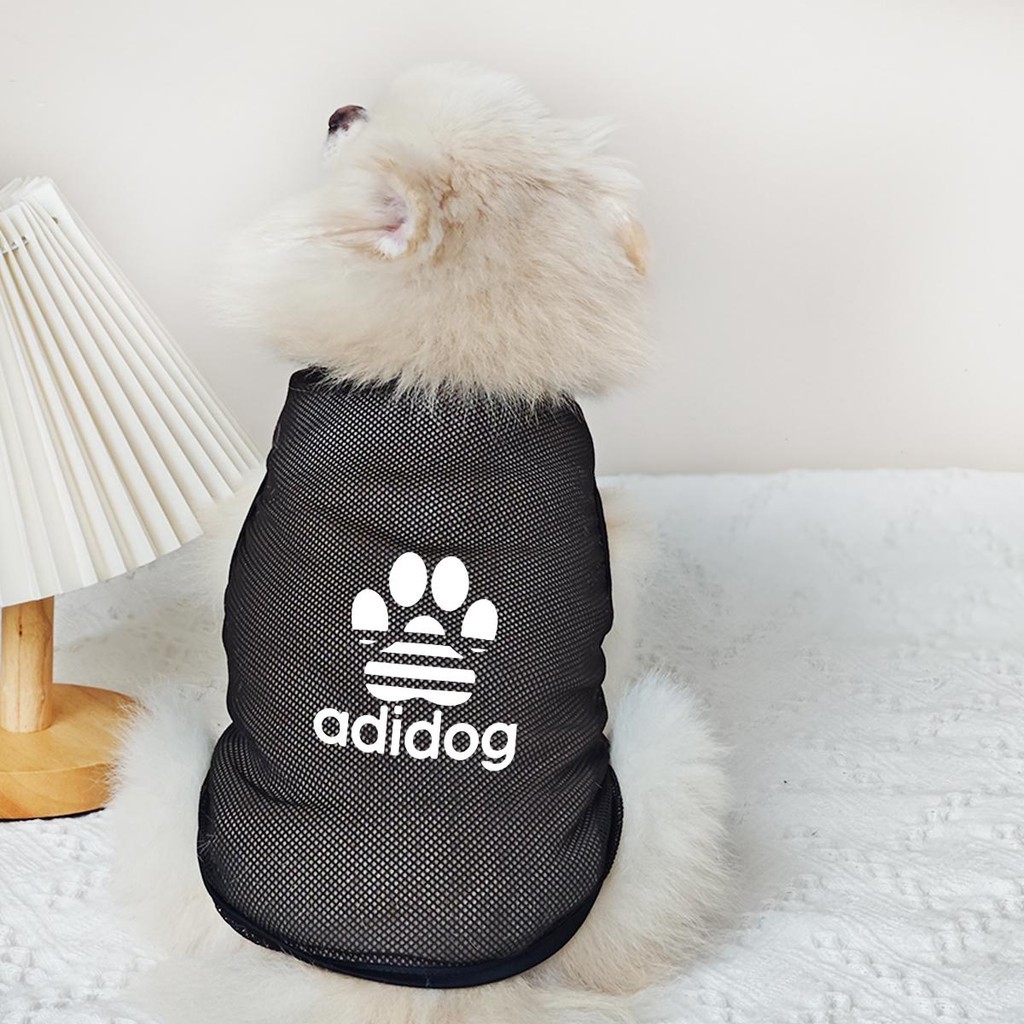 Mèo / Chó Lưới Thoáng Khí Tank Top S-2XL Thời Trang Xuân Hè Quần Áo In Hình Thú Cưng