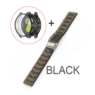 Dành Cho Samsung Galaxy Watch 7 6 5 4 40mm 44mm 2 Dây Nhựa Trong Suốt + Vỏ TPU Mềm Dây Đeo Có Thể Điều Chỉnh