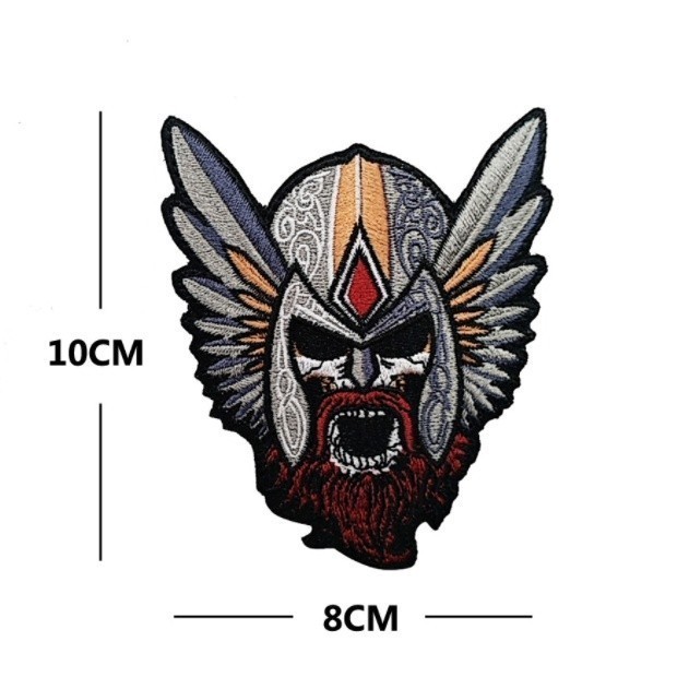 Patch_miếng dán velcro vải hiệp sỹ bóng đêm_chiến binh_chiến thuật _tactical